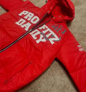 Men's High Street Puffer Jacket for Autumn Winter Customized Applique Print Stand Collar Multi-Colors Bubble Hood New Design - Product Image 2