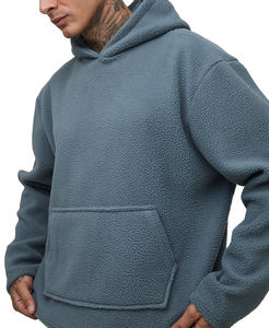 Sudaderas con Capucha de Forro Polar para Hombre, 100% Algodón, Invierno, Personalizadas al por Mayor, Ecológicas y Transpirables - Product Image 6