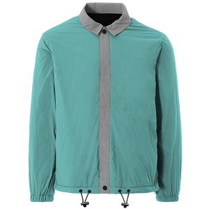 เสื้อแจ็กเก็ตโค้ชสำหรับผู้ชายผ้าไนลอนโพลีเอสเตอร์ขนาดใหญ่เสื้อผ้าแฟชั่นโอเวอร์ไซส์สำหรับฤดูใบไม้ผลิผลิตตามสั่ง - Product Image 5