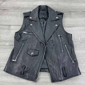 Nueva moda personalizada hombres Chaleco de cuero último mejor calidad diseño hombres Chaleco de cuero para la venta - Product Image 4