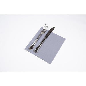 Tovaglioli Point-to-Point Grigi 40x40cm, 50 Pezzi, 24 Confezioni, B2B - Product Image 1