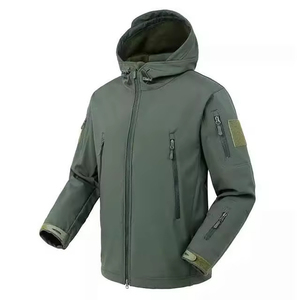 Veste Softshell d'extérieur pour hommes Tout usage Coupe-vent Imperméable Vêtement avec un design fonctionnel moderne veste d'hiver - Product Image 1
