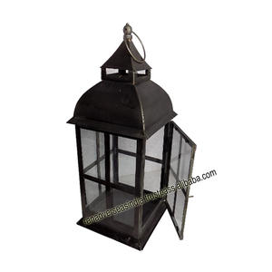 Linternas de metal de hierro superventas al por mayor en antigüedad para la decoración del restaurante del hotel de la habitación - Product Image 5