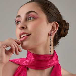 Trendy Religious Style Drop Earrings 183693 Made of Copper <b>and</b> Zinc Alloy with Diamond for Parties - Product Image 1