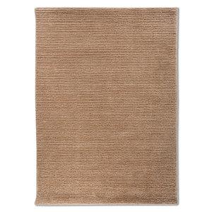 Alfombra de Poliéster Tejida a Mano, Color Rojo y Naranja, 10 mm de Grosor, Diseño Rectangular a Rayas de Color Sólido, para Hogar y Sala de Estar, Hpl-43 - Product Image 1