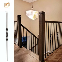 LD Metal 1/2 "Powder Coated Creux Square Basket Knuckle Metal Escalier Balustres en métal en vente Escalier Fer Broches et accessoires