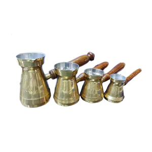 กาต้มน้ำชากาแฟโลหะดีไซน์ดั้งเดิมหม้อทองเหลืองราคาไม่แพง - Product Image 2