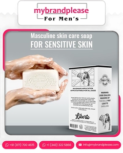Jabón de bola para hombres para la frescura durante todo el día y la comodidad de la piel Etiqueta privada OEM ODM Lavado íntimo Marca personalizada - Product Image 4