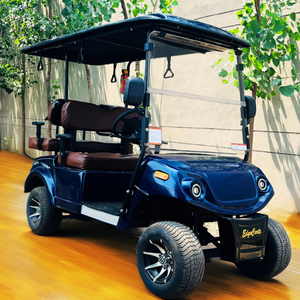 รถกอล์ฟไฟฟ้า4-Seater ดีลักซ์ | รถกอล์ฟไฟฟ้าเรียบ | รถกอล์ฟขรุขระ - Product Image 1