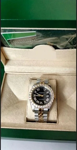 Montre de luxe de haute qualité avec lunette de 41 mm, logo personnalisé, montre haut de gamme Leb Grown, cadran noir, montre-bracelet, prix de gros - Product Image 5