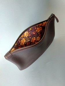 Petit sac à cosmétiques Pochette de maquillage en cuir imperméable Mini sac à monnaie de voyage LCB-0106 - Product Image 3