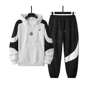Men's Winter Breathable 100% Cotton Custom Tracksuits-High Quality Custom Logo & OEM Service-Wholesale Casual Wear - Product Image 1