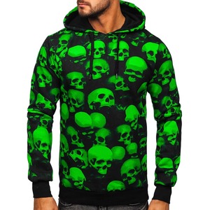 Sudadera con Capucha para Hombre, Estilo Casual de Invierno, Corte Regular, Estampada, OEM, Impresión por Sublimación de Alta Calidad, Forro Polar Ecológico - Product Image 2