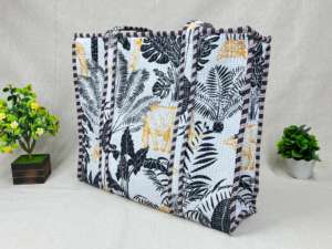 Durable Premium Fabric Shopper with High Strength Stitching, Lightweight Feel, Sustainable Choice for Shopping and Office Use - Product Image 3