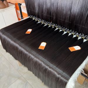 Most Popular 2024 Large Stock Bone Straight Vietnamese Human Bundle Hair Extensions Natural Color No <b>Tangle</b> - Product Image 4