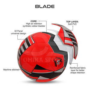 Ballon de football de taille officielle avec matériau PU parfait pour les matchs professionnels et l'entraînement en club - Product Image 2