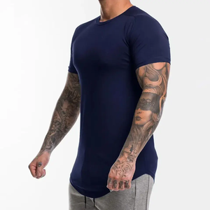 Camisetas informales de secado rápido para entrenamiento ajustadas transpirables Camiseta informal de ropa de calle para hombre más vendida - Product Image 3