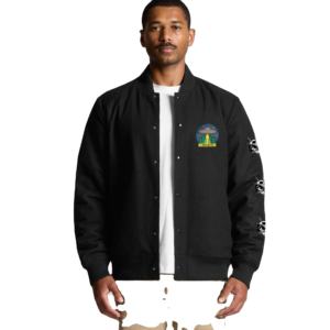 High Quality Cotton Canvas Work Bomber <b>Jacket</b> Custom Logo Winter <b>Jacket</b> Streetwear with Stand Collar <b>Casual</b> Good Weight for Boys - Product Image 1