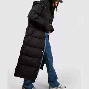 Chaquetas acolchadas de mujer superventas al por mayor nuevo diseño prendas de vestir exteriores de invierno transpirables de alta calidad cremallera reversible de talla grande - Product Image 6