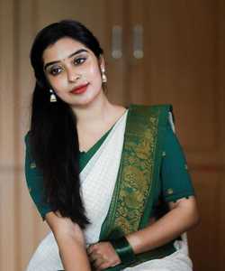 Sari géométrique pour filles avec un look traditionnel pour les occasions spéciales Saree violet pour un look royal et sophistiqué. choli - Product Image 2