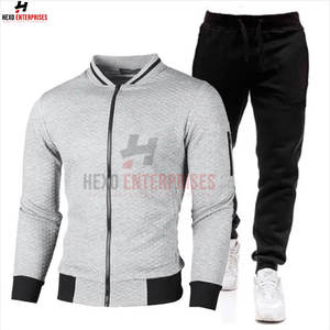 Conjunto de chándales para hombre con logotipo personalizado de nuevo diseño de alta fabricación al por mayor, ropa deportiva cómoda para hombre, chándales ajustados de secado rápido - Product Image 2