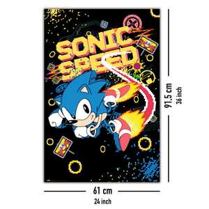 Póster moderno de Sonic the Hedgehog Speed para decoración de pared - Product Image 1