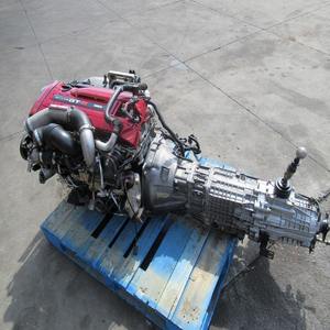 Motor JDM NISSAN SKYLINE R34 GTR RB26DET, Transmisión GETRAG de 6 Velocidades, Refrigerado por Agua, Monocilíndrico - Product Image 1