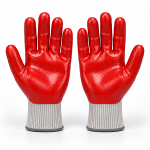 Gants en PVC conçus avec un tissu flexible et une revêtement protecteur pour une manipulation fiable, un confort et une longue durée d'utilisation. - Product Image 3