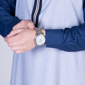 2026 Customized <b>Men</b> Jubbah <b>Thobe</b> Casual Polyester Latest Design High Quality Wholesale Price - Product Image 4