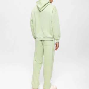 Venta al por mayor más tamaño al aire libre deporte hombres ropa deportiva chándal hombres 2 piezas conjunto con capucha conjuntos - Product Image 3