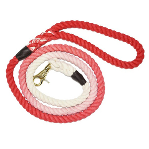 Laisse pour chien en corde de coton rose en gros Prix très bon marché Accessoires pour animaux de compagnie par fabricant - Product Image 5