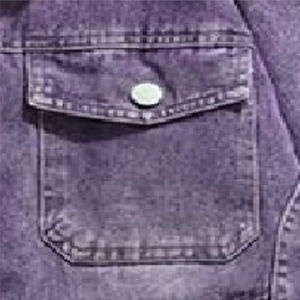 2025แจ็กเก็ตยีนส์สำหรับผู้ชายกันลมผ้าฟลีซหนาอบอุ่นแบบลำลองมีกระดุมติดปกเสื้อ - Product Image 5