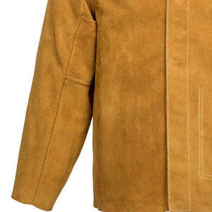 Veste de soudage en cuir de vachette fendu à prix Offre Spéciale bon marché Veste de soudage en cuir de vachette de protection - Product Image 2