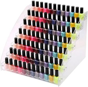 ACM Acrylic <b>Nail</b> <b>Polish</b> Organizer Stand Modern Freestanding Display Rack For Home Desk Storage Makeup Organization - Product Image 3