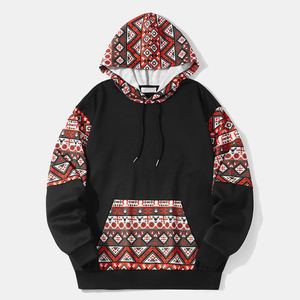 Vente en gros d'usine, sweat à capuche zippé pour homme 100% coton, hiver, œillets, cordons de serrage, vintage, broderie, uni, teinture unie, français - Product Image 2