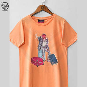 T-shirt Boxy Fit personnalisable pour homme Tissu tissé 100% coton de haute qualité Logo personnalisé et différentes conceptions - Product Image 2