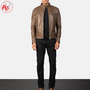 2025 hiver hommes veste en cuir utilisation extérieure col rabattu avant Logo respirant Offre Spéciale écologique - Product Image 5