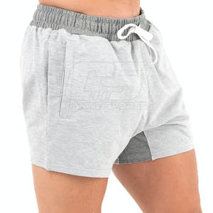 Pantalones Cortos Deportivos Casuales Personalizados de Spandex/Poliéster Ecológicos de Secado Rápido y Transpirables para Hombre - Product Image 1