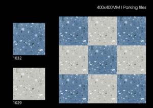 Carreaux de porcelaine mats pour extérieur 400x400 mm 40x40 cm 16x16 pouces, revêtement de sol résistant pour les zones de stationnement, allées et jardins - Product Image 2