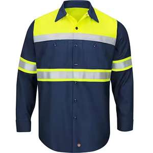 Camisetas de Seguridad Reflectantes 100% Algodón, con Logotipo Personalizado, Impresión Serigráfica, para Hombre, Tejido de Punto, Secado Rápido, Gran Venta - Product Image 5