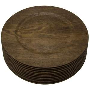 Plato de cena de madera hecho a mano personalizado para el hogar y la cocina, plato de madera maciza de Acacia Natural, tamaño personalizado a bajo precio - Product Image 5