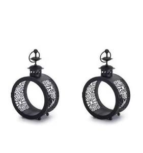 Lanterne en métal décorative personnalisée, porte-bougie pour la maison et le jardin, décoration de Noël, tailles et designs variés disponibles - Product Image 5