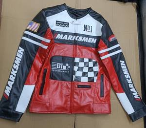 Chaqueta de cuero de calidad superior para hombre, chaqueta de piel de oveja de moda, chaqueta de piloto de carreras de motos de invierno para hombre - Product Image 3