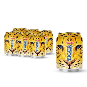 เครื่องดื่มชูกำลังคาร์บอเนตแบบไม่มีคาร์โบไฮเดรตยี่ห้อบูสท์ ไพรเวท เลเบล ในกระป๋อง จากผู้ผลิตเวียดนาม ไทเกอร์ เอนเนอร์จี้ ดริ้งค์ - Product Image 3
