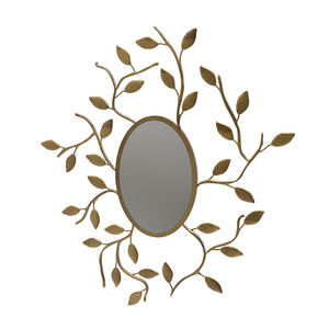 Espejo colgante moderno montado en la pared Golden Royal Touch para uso decorativo para sala de estar, entrada, hogar, bodas, Metal, Pascua - Product Image 6