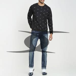 Sudadera de Invierno para Hombre, Cuello Redondo, Fabricación Personalizada OEM, Forro Polar Térmico con Estampado por Transferencia de Calor, 100% Algodón, Secado Rápido y Transpirable - Product Image 6