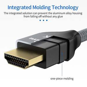 <span class=keywords><strong>Câble</strong></span> <span class=keywords><strong>HDMI</strong></span> 2.1 mâle-mâle plaqué or 8K 60Hz (5m) pour cinéma maison et TVs-18Gbps HD haute vitesse - Product Image 5