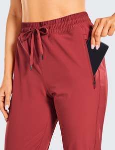 กางเกงผู้ชายแบบผูกเชือกทำจากโพลีเอสเตอร์/ ผ้าคอตตอนซักเบาไม่ยับสำหรับฤดูหนาว - Product Image 3