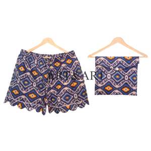 ชุดนอนผ้าฝ้ายแท้ 100% ทำมือ เนื้อนุ่ม สบาย สำหรับผู้หญิง สไตล์ลำลอง ใส่ได้ในฤดูใบไม้ผลิ ระบายอากาศดี เซ็กซี่ ชุดนอนยาว ชุดนอนขาสั้น ชุดนอนใส่ไปเที่ยวทะเล - Product Image 5