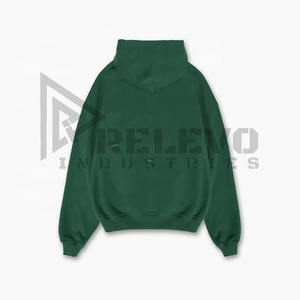 เสื้อฮู้ดสวมหัวสำหรับผู้ชายผ้าคอตตอนผ้าเกล็ดปลาขนาดใหญ่เสื้อฮู้ดแบบสวมหัวมีหลายสีดีไซน์ลำลองผ้า100% - Product Image 5